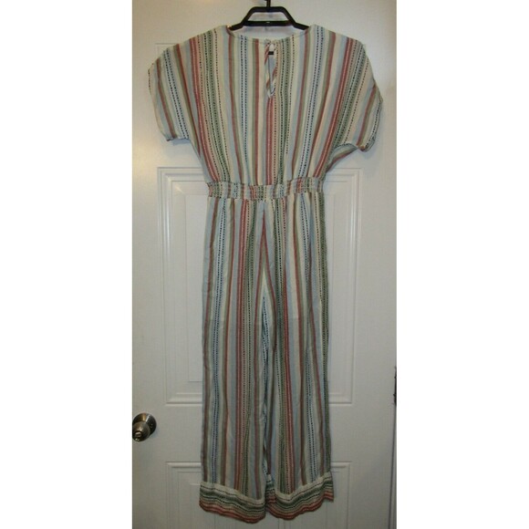 Blue Rain Jumpsuit Striped One Piece Multicolor Pants Suit Womens Size XS - Picture 4 of 7